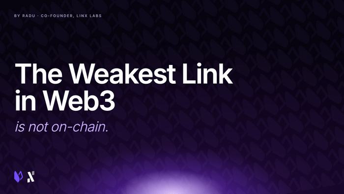 Titik Lemah Terbesar dalam Web3 Bukanlah Aspek On-Chain