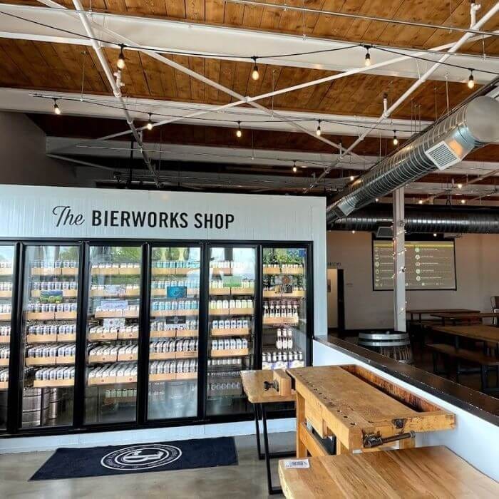 Brunswick Bierworks - Inside the taproom and bottle shop