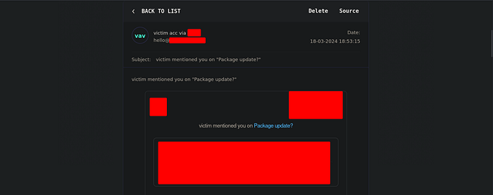 User information disclosure via message reactions