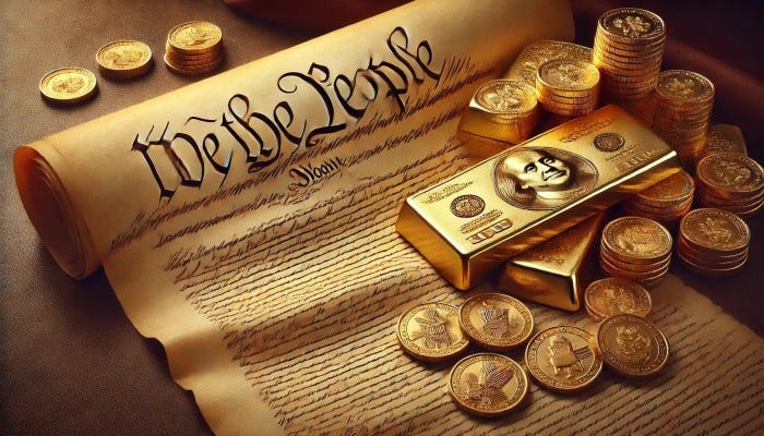 U.S. Constitution Sound Money Gold & Silver — Article 1, Section 10 Joshua D Glawson