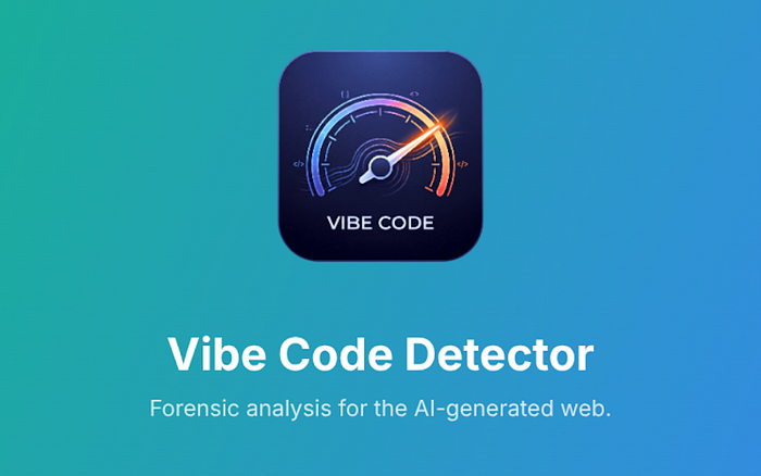 Vibe Code Detector: Unmasking the “AI DNA” Behind Every Website