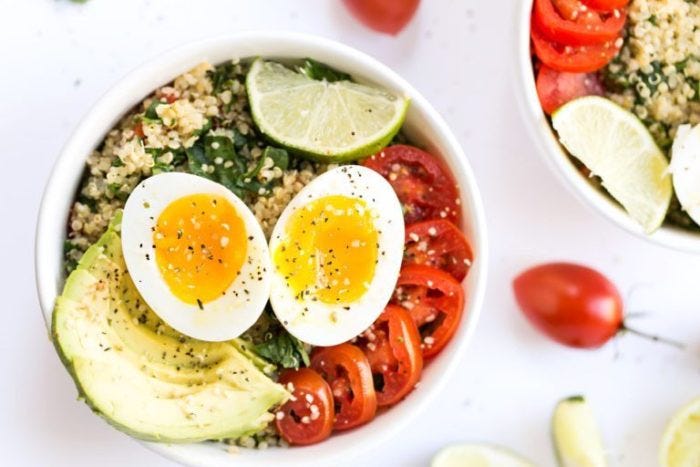 Mexican quinoa breakfast bowl