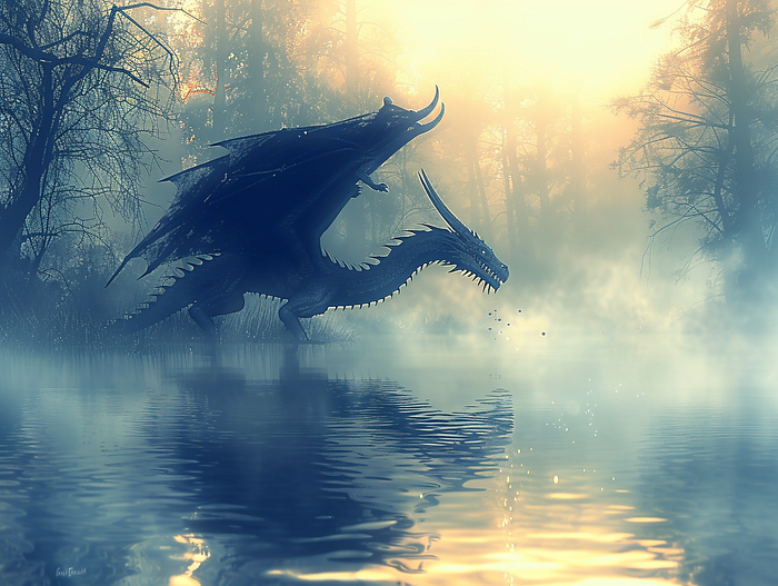 dragon in the mist