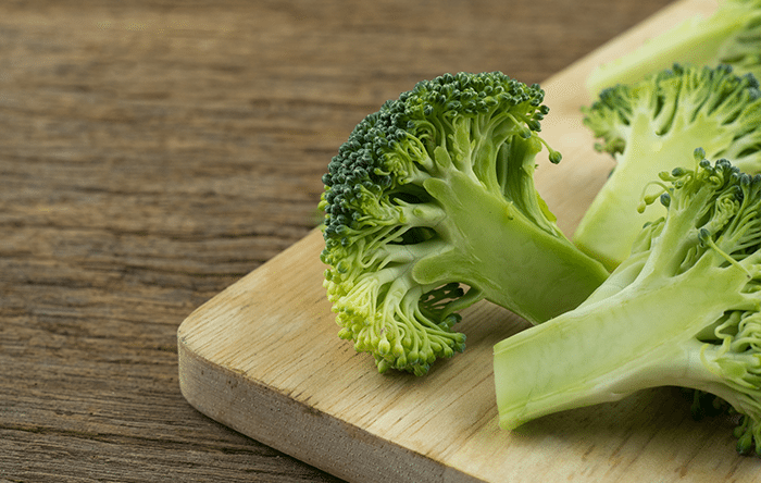 Raw broccoli