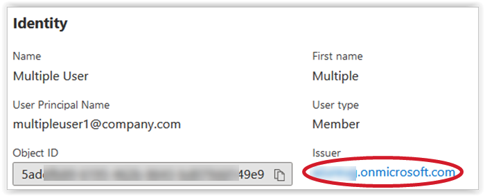 Image showing to use hyperlink under “Issuer”
