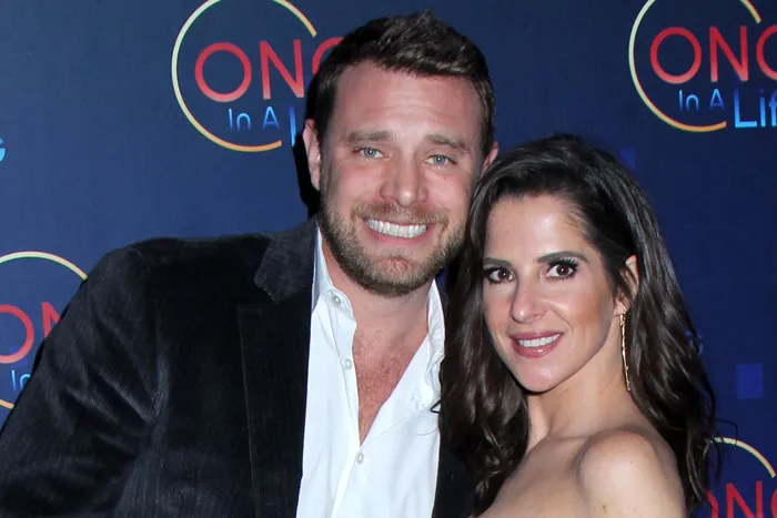 Kelly Monaco and Billy Miller together at an event