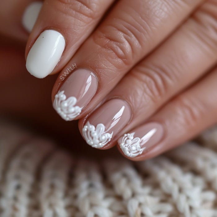 Short French Tip Nails