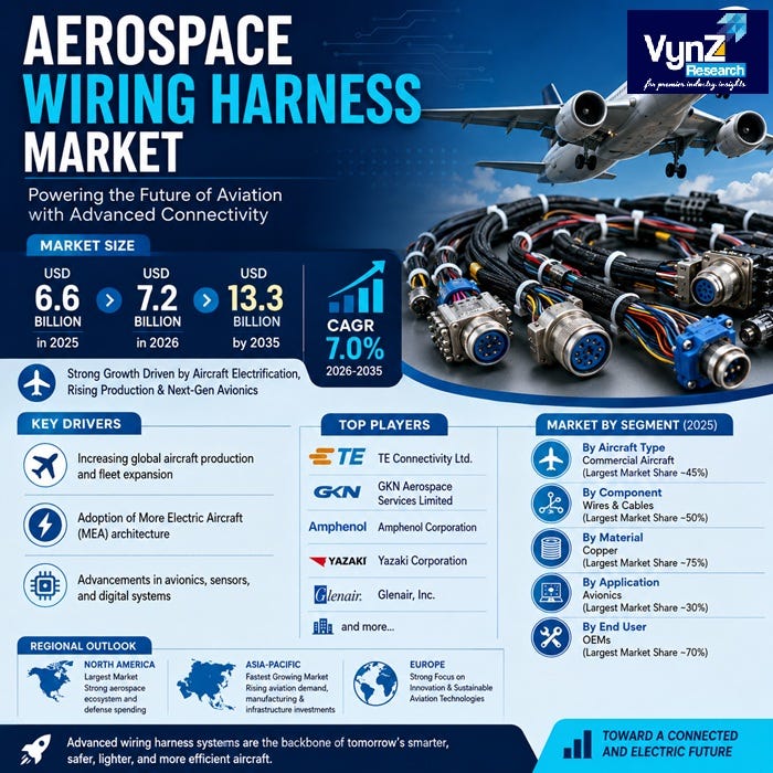 Aerospace Wiring Harness Market Forecast 2035: MEA Aircraft and Advanc