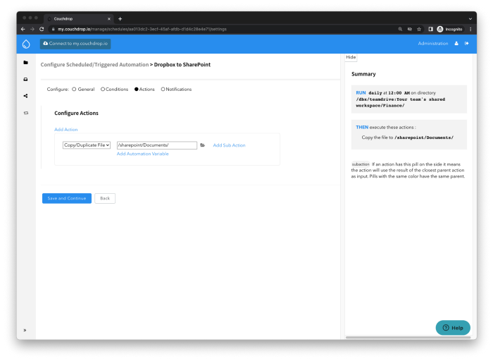 salesforce sharepoint sftp