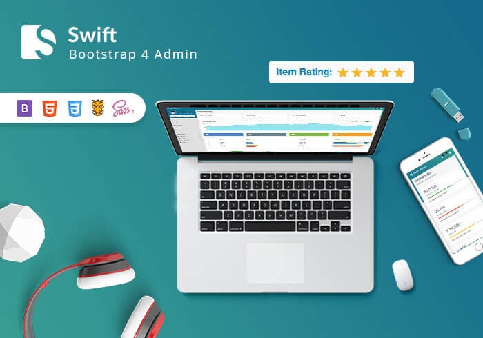 Swift Bootstrap 4 Mega Bundle