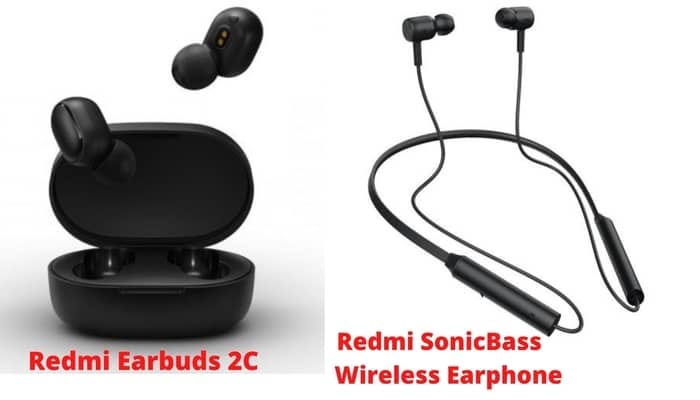 Redmi Earbuds 2C, Redmi SonicBass Wireless Earphones Launched In India
