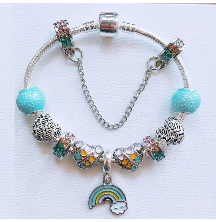 Rainbow Of Love Charms Bracelet Bangles For Women Fashion Jewelry Read More Https Merkado Ae Charms Bracelet 641 809 Rainbow Of Love Bangles For Women Fashion Jewelry With Beads Html 27 Length 18cm