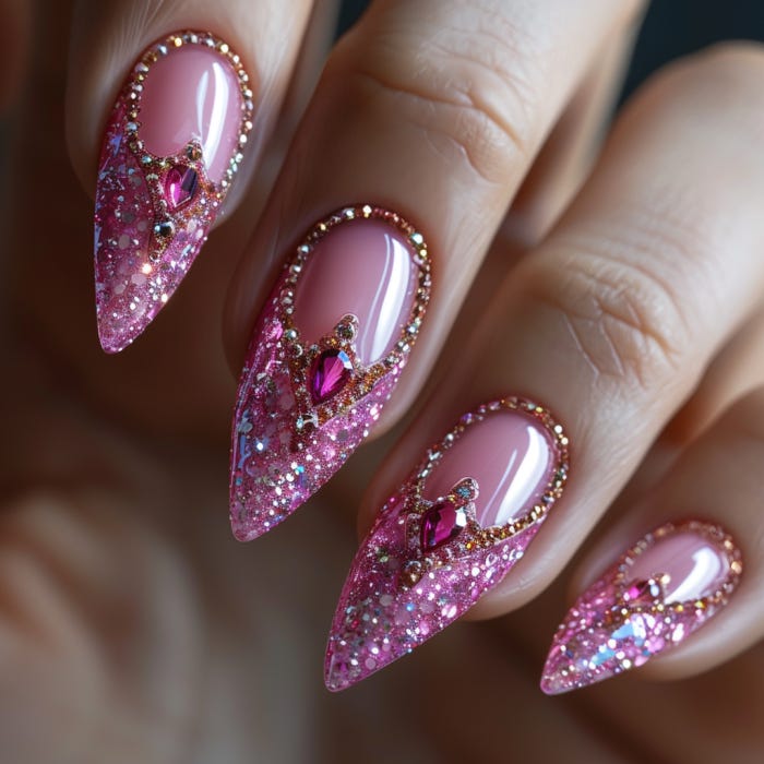 Pretty Pink Nails