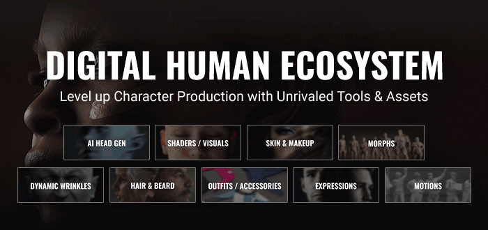 The World of Digital Humans: Digital Human Ecosystem Illustration (Source: Reallusion)