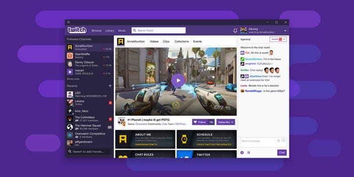 Twitch is a live streaming video platform dedicated to video games (Image: twitch.tv)