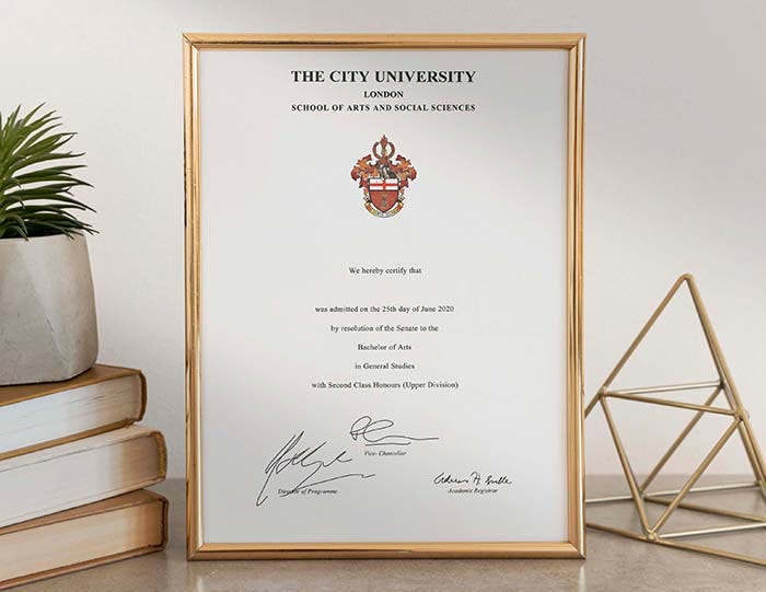 Buy City University London Degree