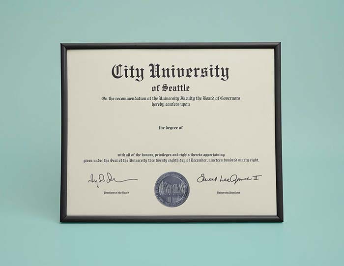 Buy City University of Seattle Diploma