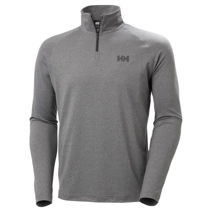 Helly Hansen Men’s Verglas Half-Zip Grey Midlayer Pullover