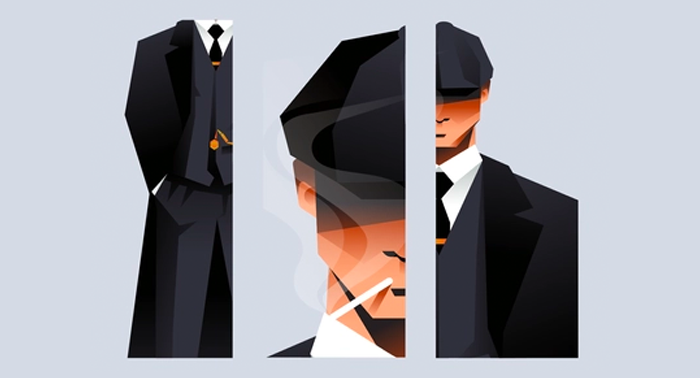 Feeling like a boss image! Source: https://dribbble.com/shots/7515320-Peaky-Blinders