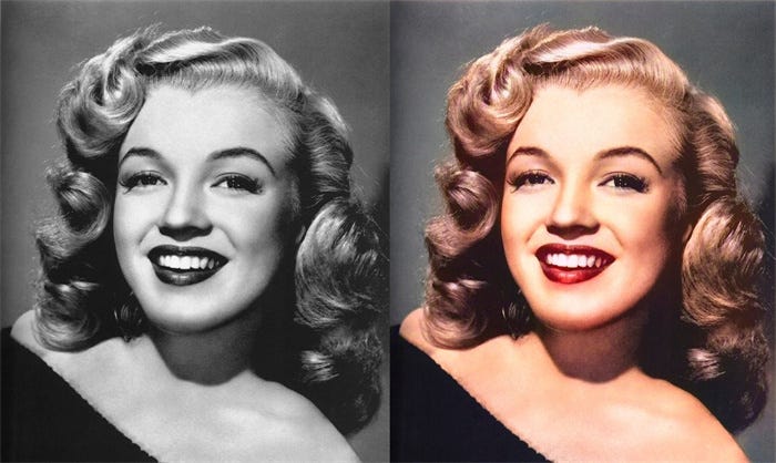 colorize black and white photos with HotpotAI