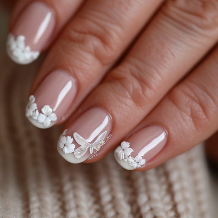 Short French Tip Nails