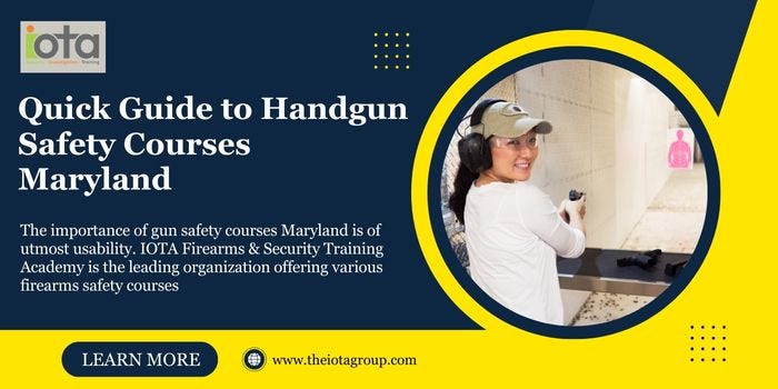 Handgun Safety Courses Maryland