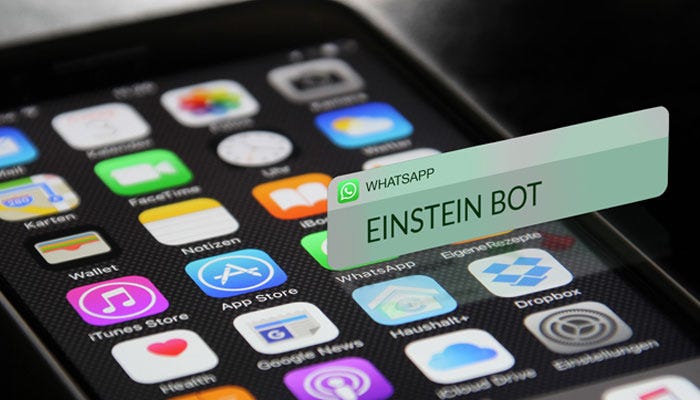 Integrate WhatsApp Using Einstein Bots