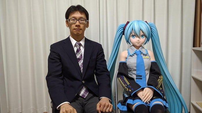 A Japanese man who married Hatsune Miku.