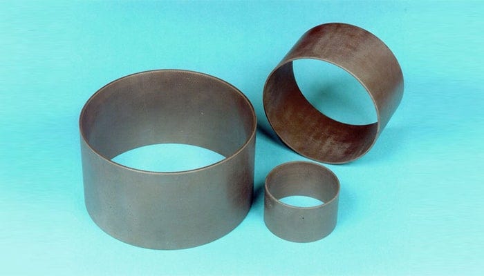 Shaft sleeves for big pumps (CMC), (Image courtesy: CMC shaft sleeves by MT Aerospace AG, Augsburg, Germany Licensed under CC BY-SA 3.0)