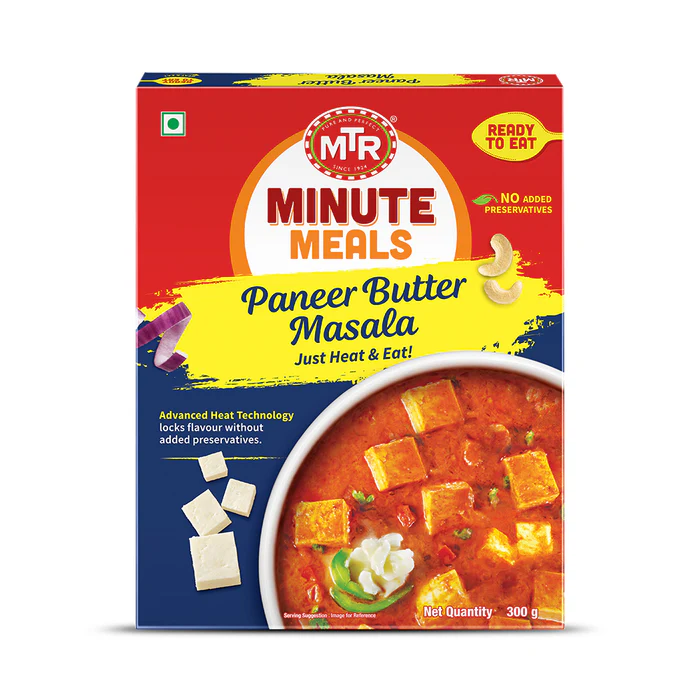 MTR Foods’ Paneer Butter Masala packet