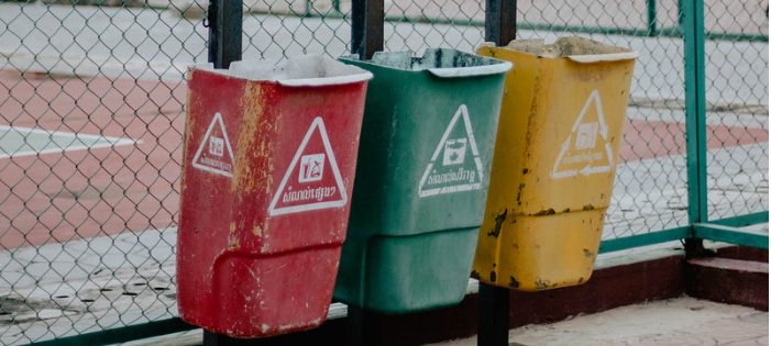 Image of trash cans
