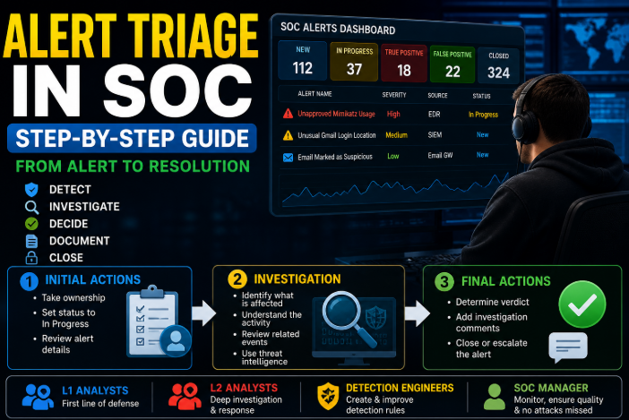 Alert Triage Process in SOC — TryhackMe