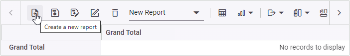 Adding a new report in the Vue Pivot Table