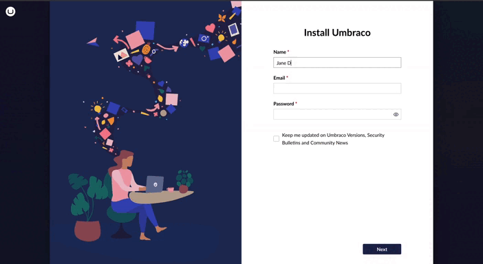 Step by Step Guide to developing with nextjs front end and umbraco CMS.