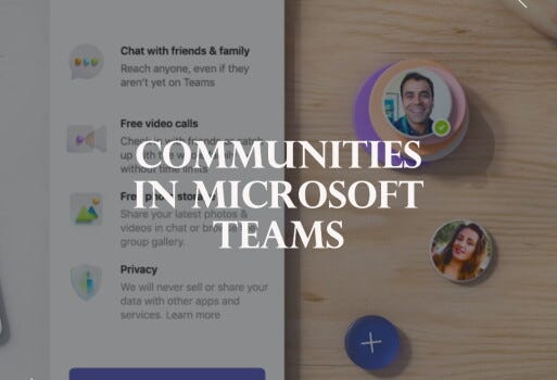 Microsoft Teams app for friends and families