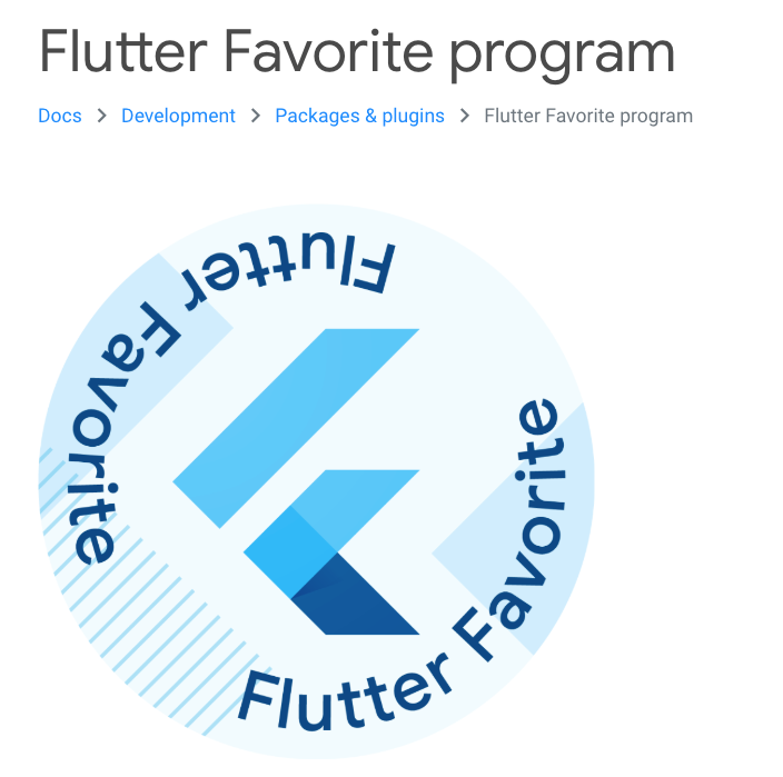 Flutter Favorite program