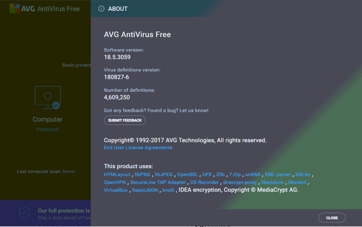 Configuring AVG Antivirus