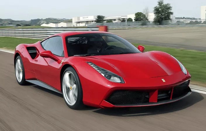 FERRARI 488 GTB COUPE for Rent in Dubai