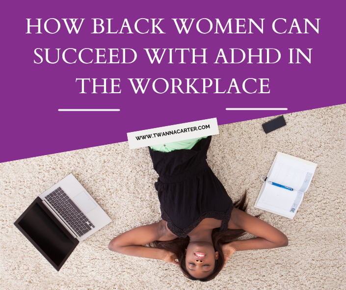 African American woman relaxing on a rug; ADHD coaching for Black women; best ADHD coaching