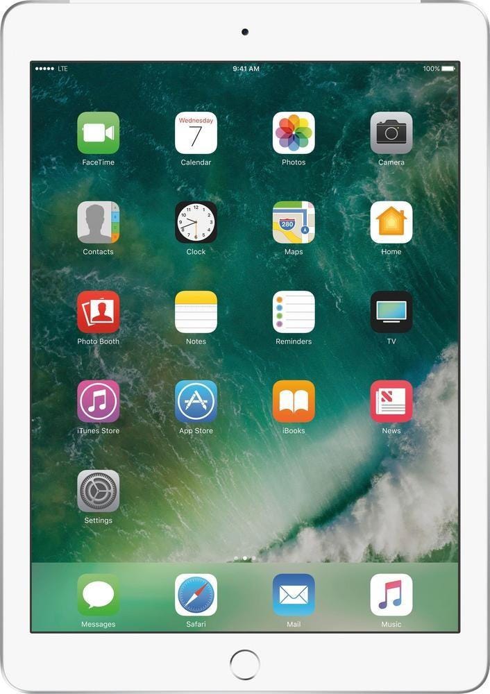 Apple iPad Wi-Fi + Cellular - 9.7-inch 128 GB  - Silver (2017)