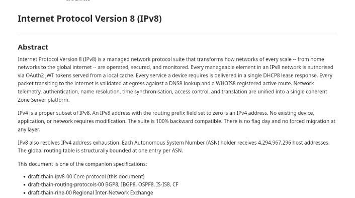 IPv8 Changes Everything? Not Really — The Truth Behind the Viral Claim