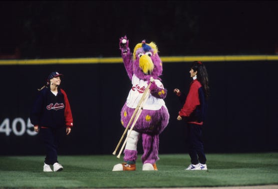 The Rise and Fall of Slider: Reliving the 20th anniversary of the Cleveland  Indians mascot's fall in Game 4 of the 1995 ALCS, by Cleveland Guardians