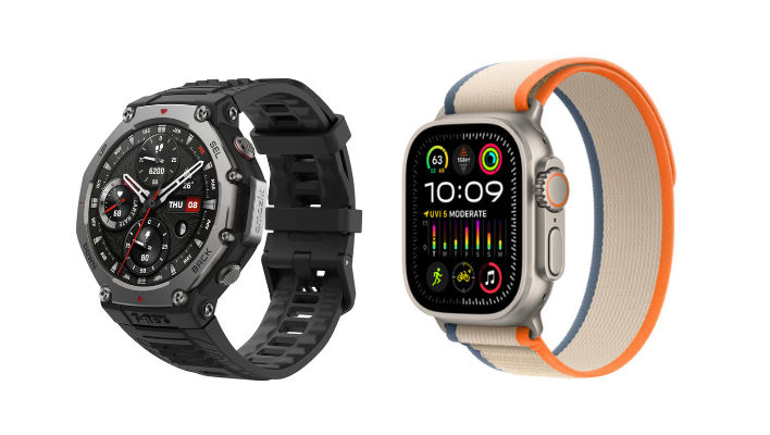 Amazfit T-Rex 3 vs Apple Watch Ultra 2