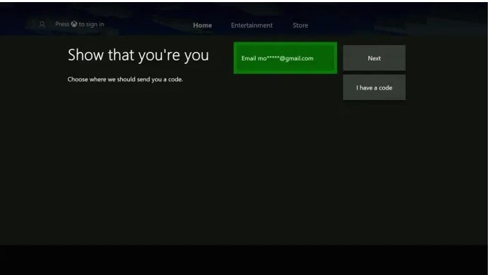 Xbox Live Password Reset