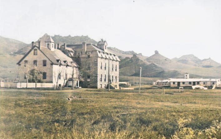 St. Peter’s Mission in Montana, USA, founded by Jesuits c. 1887