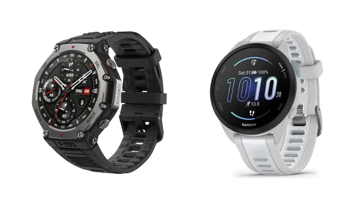 Amazfit T-Rex 3 vs Garmin Forerunner 165