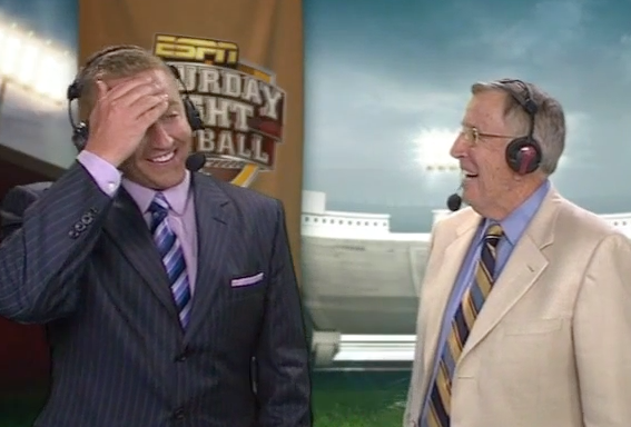Brent Musburger Was Censored By ESPN with Kirk Herbstreit