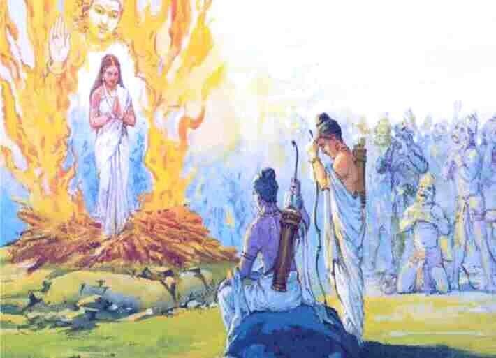 Valmiki Ramayana: Sita’s Agni Pareeksha