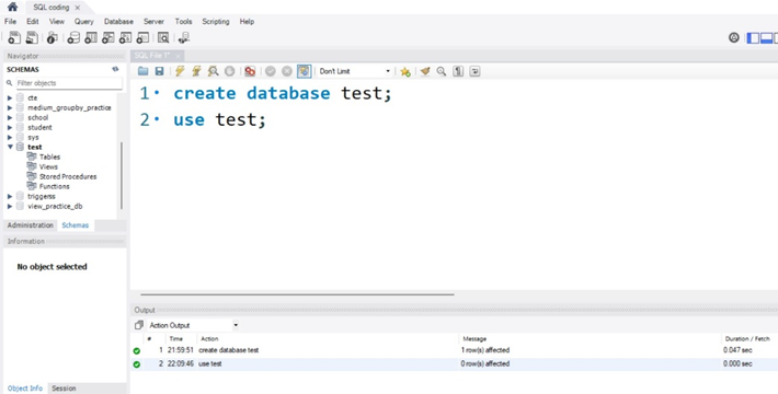 Creating Databases and Tables | The Data Analytics Notes