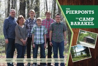 Pierpont Family to Camp Barakel